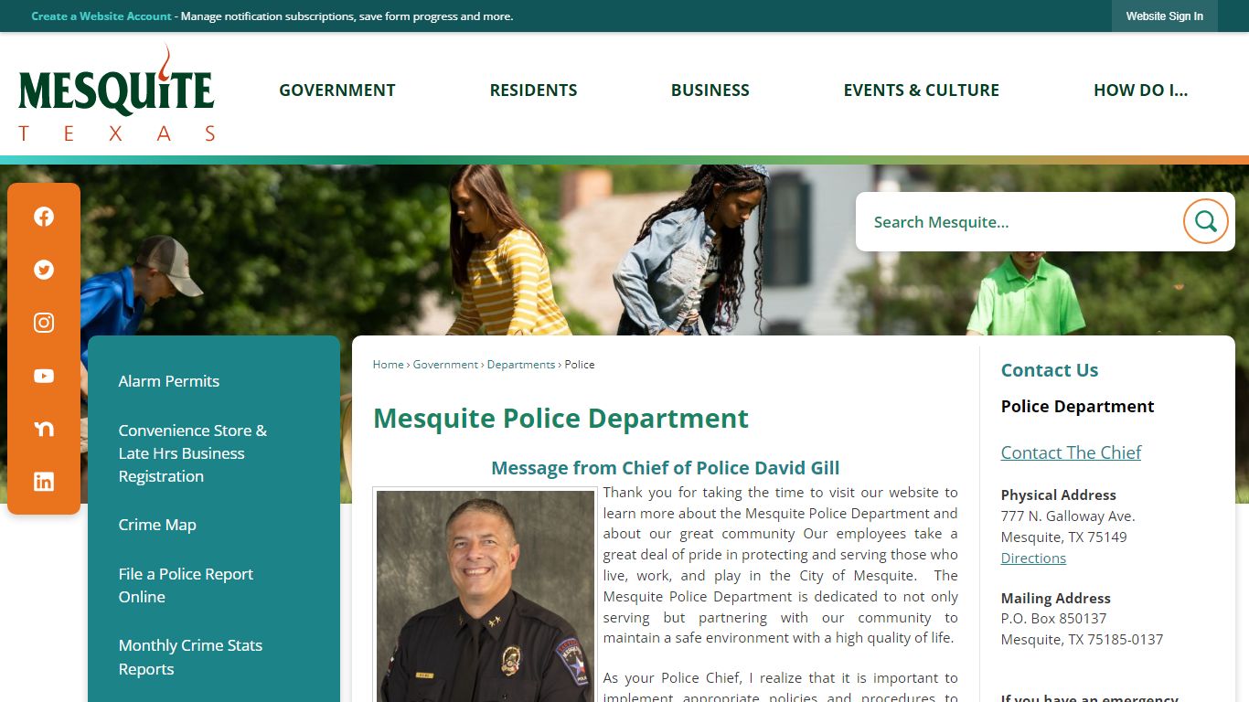 Mesquite Police Department | Mesquite, TX - Official Website